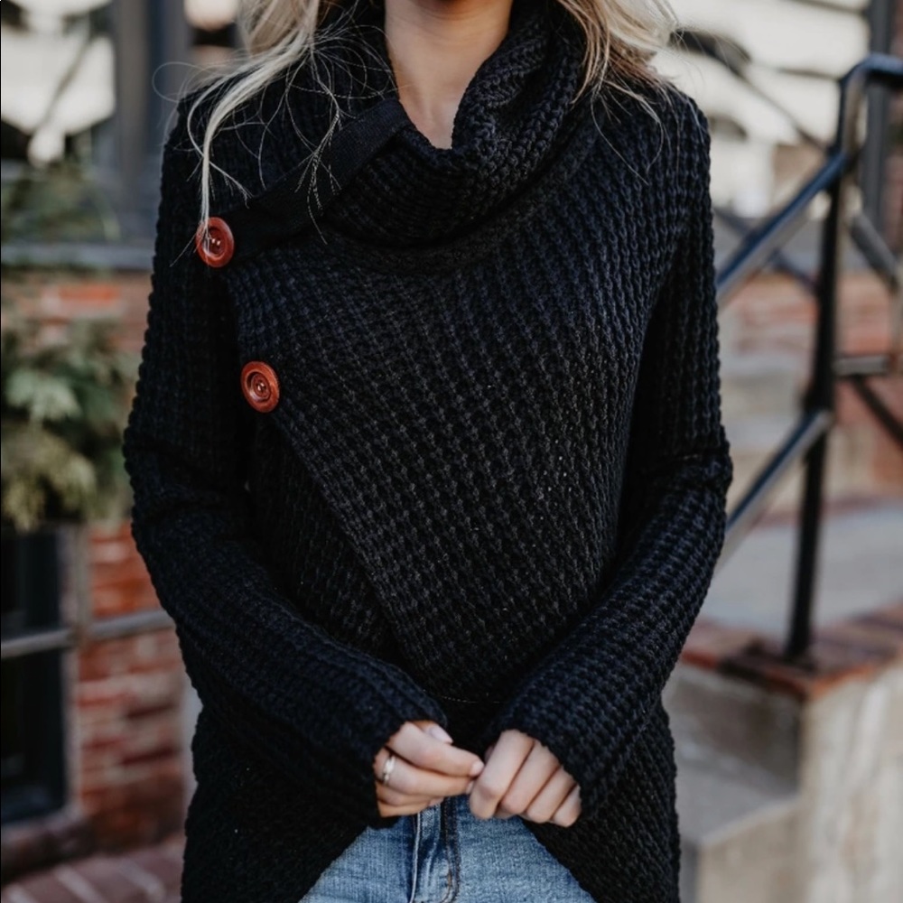🖤New Arrival🖤Cowl Neck Knit Sweater - Picture 2 of 7